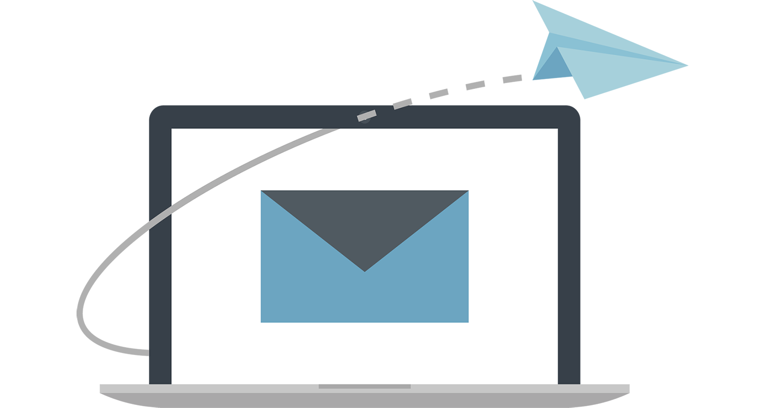An outgoing message