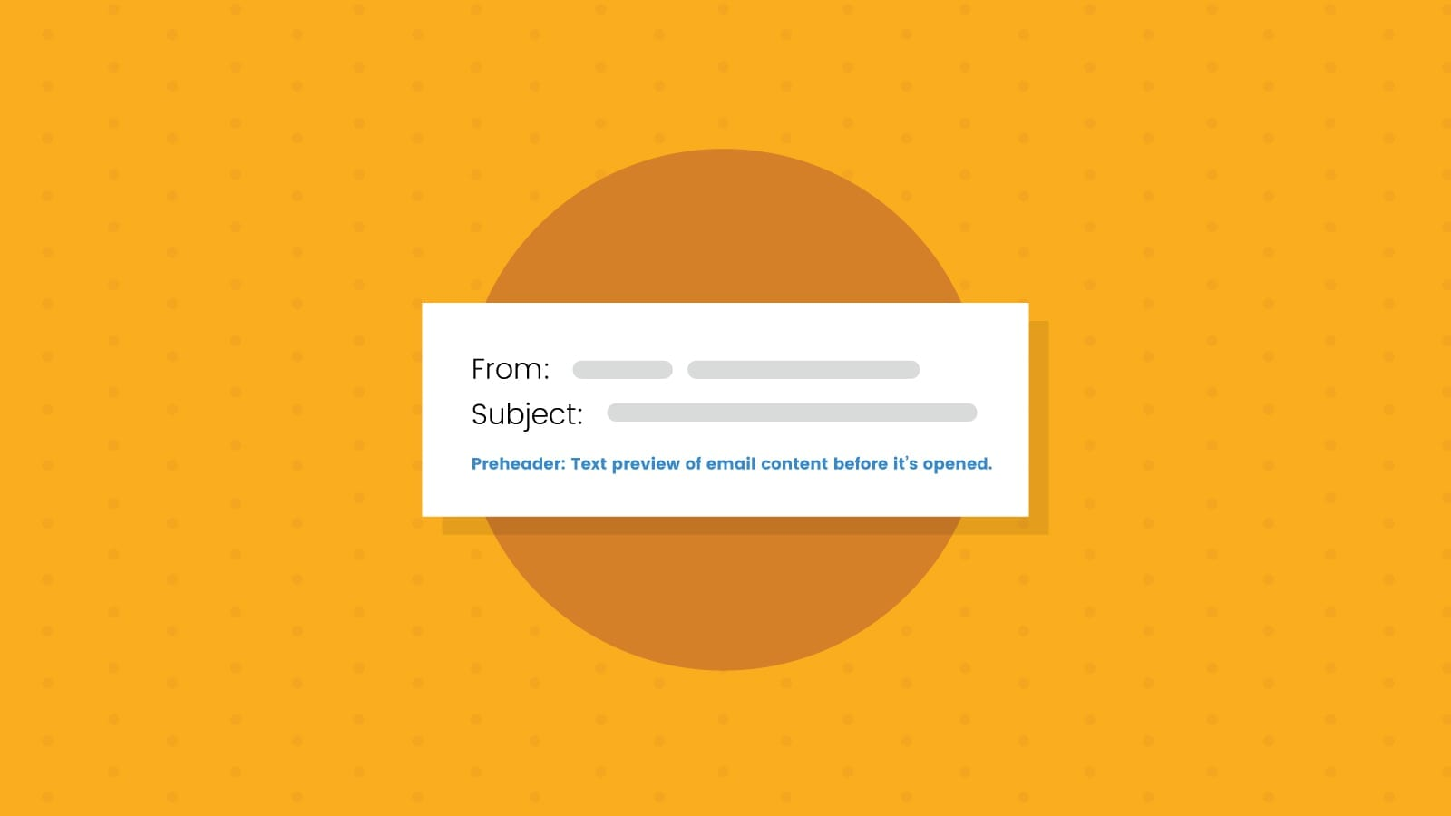 Email and SMS Marketing - Preheader