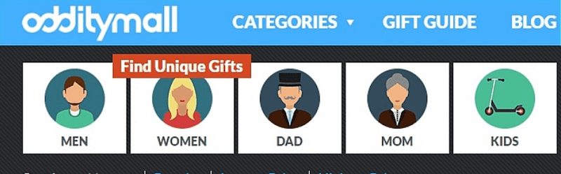 OddityMall specializes in obscure gifts for the whole family.