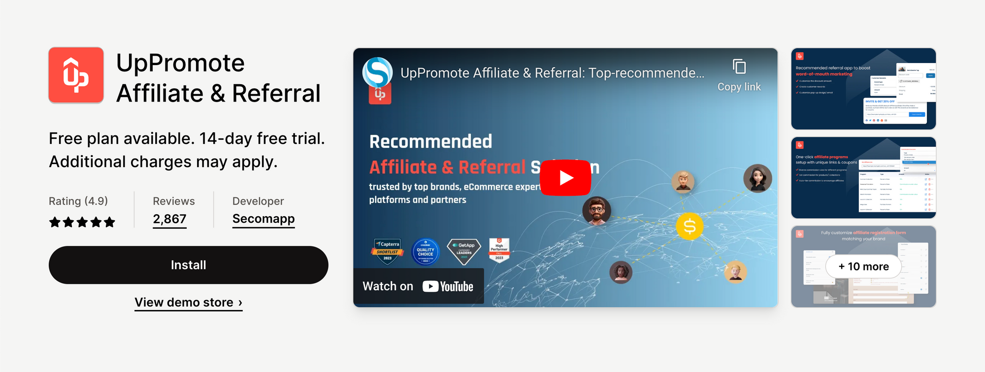 UpPromote Affiliate & Referral Shopify App