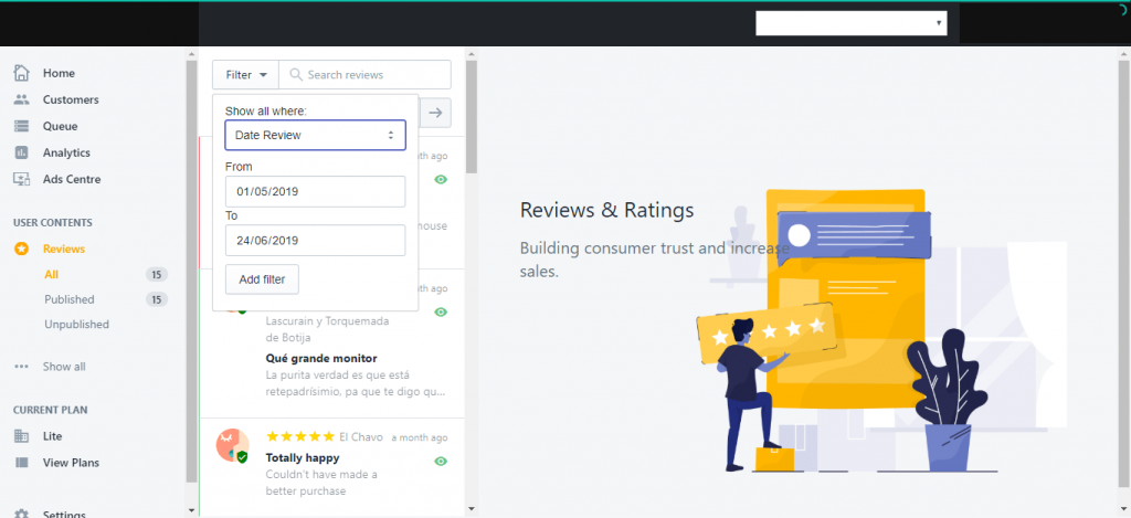 migrate reviews from stamped.io to Opinew