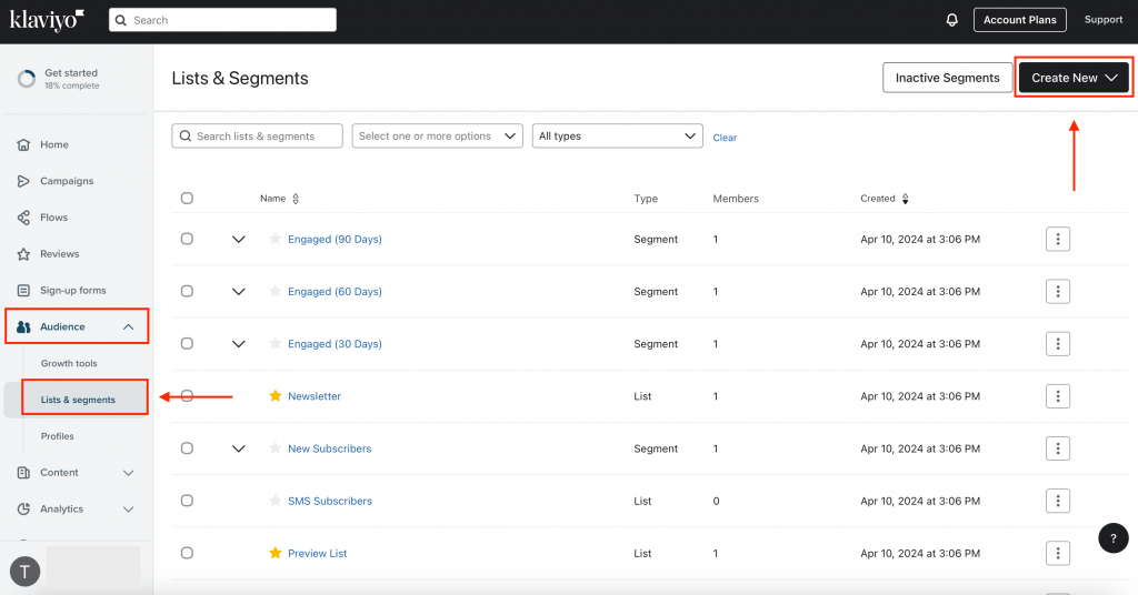 How to create segments and campaigns with Klaviyo - Opinew Help